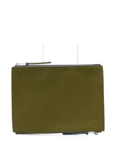 Paul Smith Men Wallet Travel Zip Pch In Green