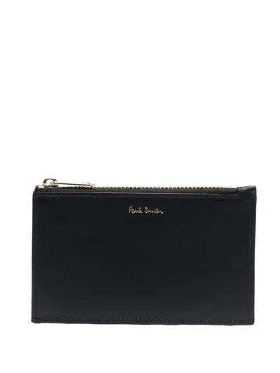 Paul Smith Men Wallet Zip Intmul In Black