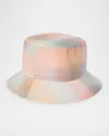 Paul Smith Men's Watercolor Treatment Bucket Hat In Striped