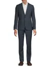 Paul Smith Men's Windowpane Wool Modern-fit Suit In Blue
