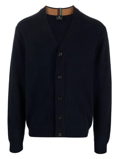 PAUL SMITH MEN'S WOOL CARDIGAN