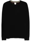 Paul Smith Lightweight Wool Crewneck Sweater With Ribbed Trim