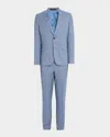 Paul Smith Men's Wool Glen Check Two-button Suit In Blue Check