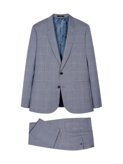Paul Smith Men's Wool Soho-fit Suit In Light Blue