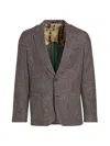 Paul Smith Men's Wool-blend Single-breasted Jacket In Gray