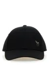 Paul Smith Men's Zebra Baseball Hat In Black
