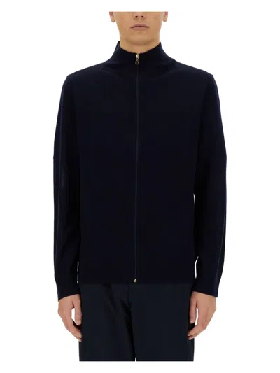 PAUL SMITH MEN'S ZIPPERED CARDIGAN