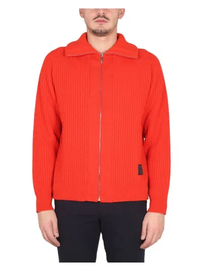 PAUL SMITH MEN'S ZIPPERED CARDIGAN