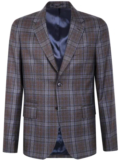 Paul Smith Mens 2 Button Jacket In Brown