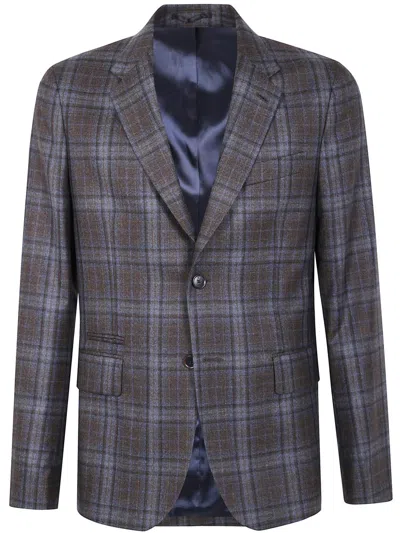 Paul Smith Mens 2 Button Jacket Clothing In Gray