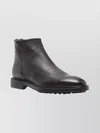 Paul Smith Mens Ankle Boots Leather Round Toe In Brown