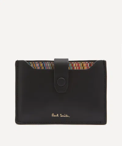 Paul Smith Mens Black Leather Credit Card Holder