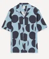 Paul Smith Mens Blue Cut-up Dots Short-sleeve Shirt In Blue