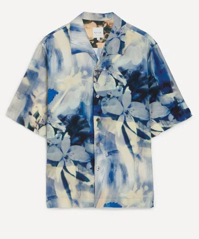 Paul Smith Painted Photograph Shirt In Multi