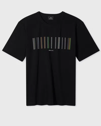 Paul Smith Mens Casual Fit Stripe Graphic T-shirt
