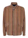 Paul Smith Men Mens Casual Jacket In Multicolour