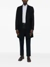 Paul Smith Essential Wool Blend Coat In Black