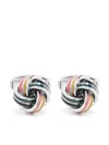Paul Smith Mens Cufflink Bright Knot Accessories In Grey