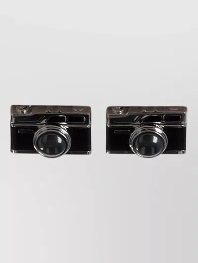 Paul Smith Mens Cufflinks Camera Motif Movable Detail In Black