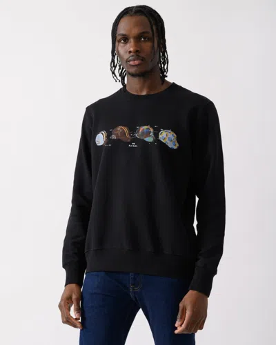 Paul Smith Mens Cycling Caps Graphic Sweatshirt
