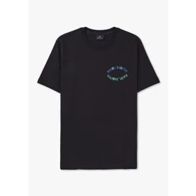 Paul Smith Mens Happy Eye Print T-shirt In Black