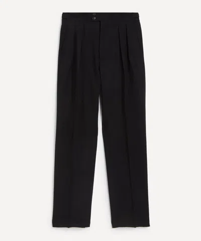 Paul Smith Mens High-waisted Tailored Wool Trousers