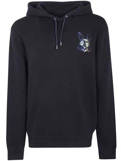 Paul Smith Mens Hoody Bunny Clothing In Black