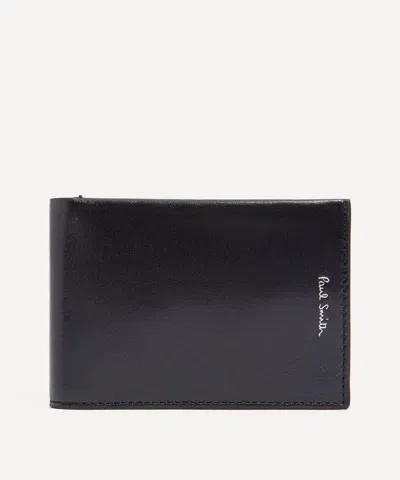 Paul Smith Mens Interior Signature Stripe Leather Credit Card Wallet