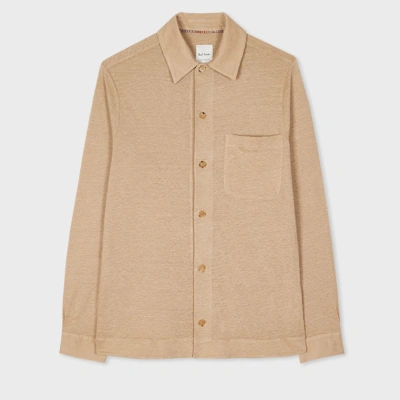Paul Smith Mens Jersey Shirt In Sand