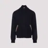 Paul Smith Zip-up Jacket With Colorful Striped Accents