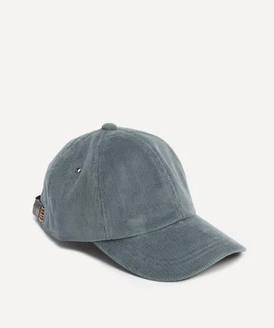 Paul Smith Mens Light Blue Corduroy Baseball Cap
