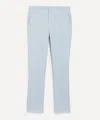 Paul Smith Mens Light Blue Linen Tapered-fit Trousers In Blue