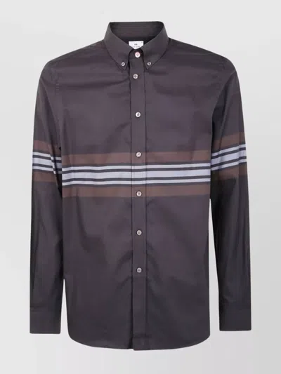 PAUL SMITH MENS LONG SLEEVE STRIPED SHIRT BUTTON DOWN