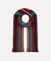 Paul Smith Bright Stripe Wraparound Knitted Scarf In Multi