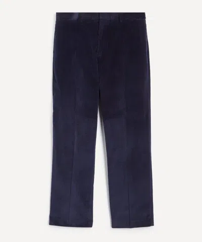Paul Smith Mens Navy Corduroy Trousers In Blue