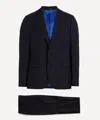 Paul Smith Mens Navy Tailored Fit Wool Suit In Blue