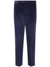 Paul Smith Mens Pleated Trouser In Blue