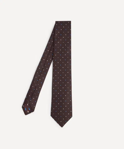 Paul Smith Mens Polka Dot Silk Tie