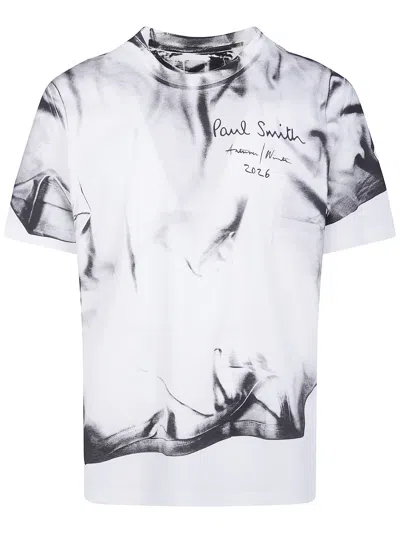 Paul Smith Printed T-shirt Mens Printed Tshirt In White