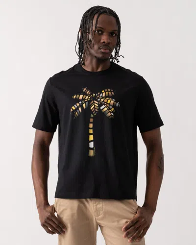 Paul Smith Mens Reg Fit Short Sleeve Multi Palm T-shirt