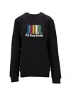 Paul Smith Regular Fit Crew Neck Long Sleeve Sweatshirt In Black
