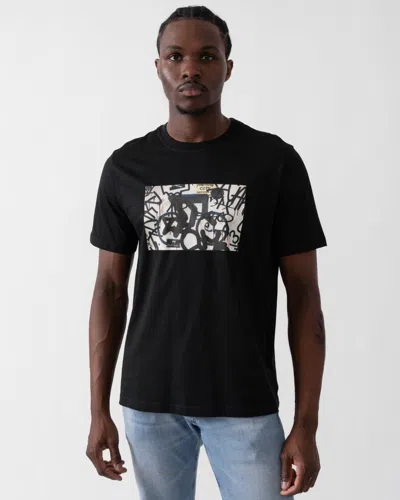 Paul Smith Mens Regular Fit B&w Bike T-shirt