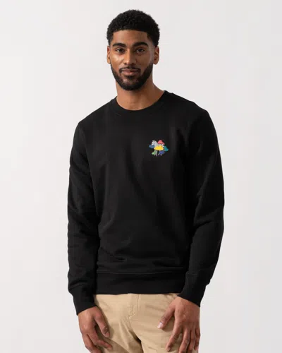 Paul Smith Mens Regular Fit Cloud Zebra Sweatshirt In Black