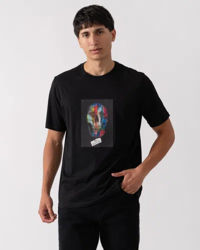 Paul Smith Mens Regular Fit Colour Skull T-shirt