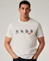 Paul Smith Mens Regular Fit Cups T-shirt In White