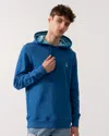 Paul Smith Mens Regular Fit Pullover Zebra Hoodie In Blue