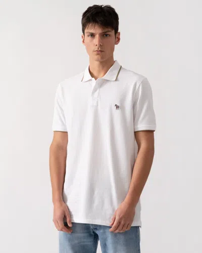 Paul Smith Mens Regular Fit Short Sleeve Zebra Badge Polo