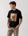 Paul Smith Mens Regular Fit Skull Square T-shirt In Black