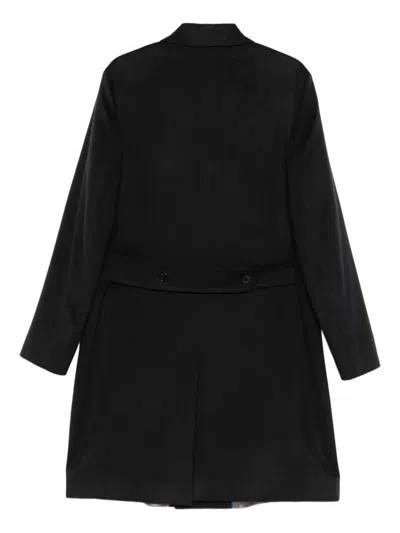 Paul Smith Mens Sb Overcoat In Black