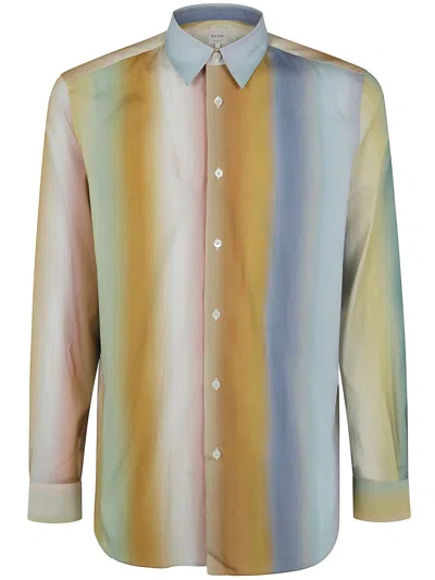 Paul Smith Mens Sc Regular Fit Shirt Clothing In Multicolour